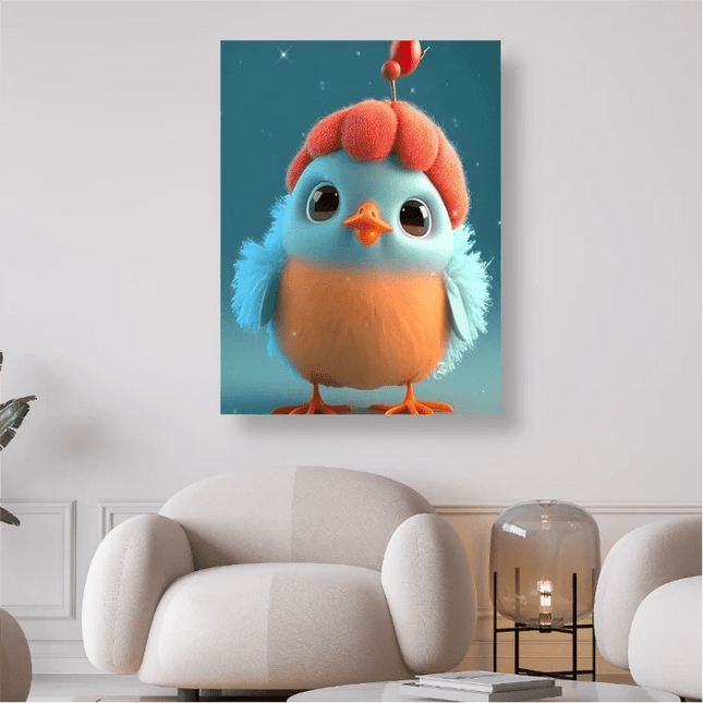 Kaburi das blaue Küken - 5D DIY Diamond Painting