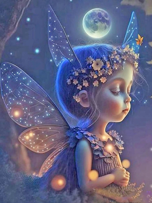 Kleine Elfe der Träume - 5D DIY Diamond Painting