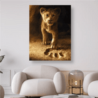 Kleiner Löwe mit grosser Pfote - 5D DIY Diamond Painting