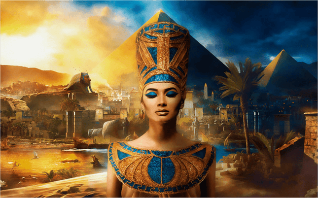 Kleopatra Pharao Ägypten - 5D DIY Diamond Painting
