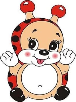 Lachender Marienkäfer - Malen nach Zahlen