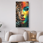 Leopardenfrau - 5D DIY Diamond Painting