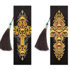 Lesezeichen 2Stk. Kreuz - Diamond Painting