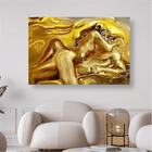 Liegendes Liebespaar küsst sich - 5D DIY Diamond Painting