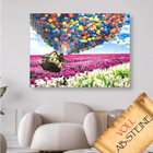 Luftballons und das Haus - Voll AB 5D DIY Diamond Painting