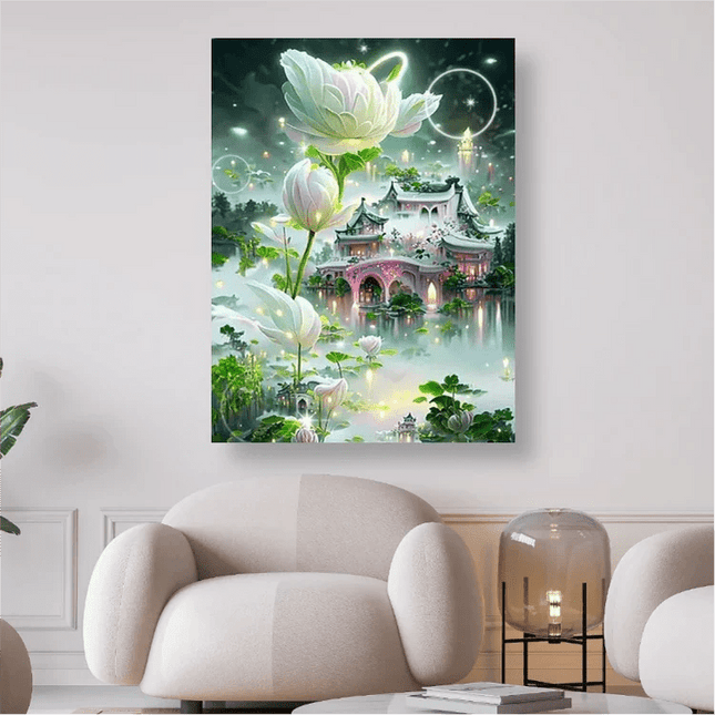 Magic World Grün - 5D DIY Diamond Painting