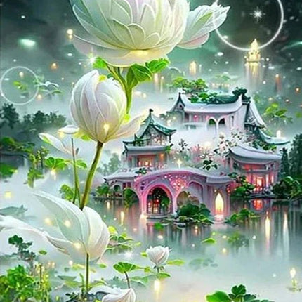 Magic World Grün - 5D DIY Diamond Painting