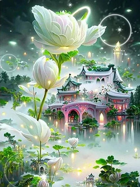 Magic World Grün - 5D DIY Diamond Painting