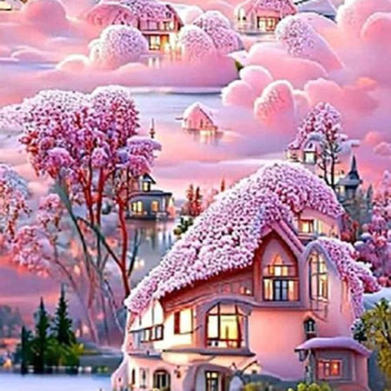 Magic World Pink - Diamond Painting