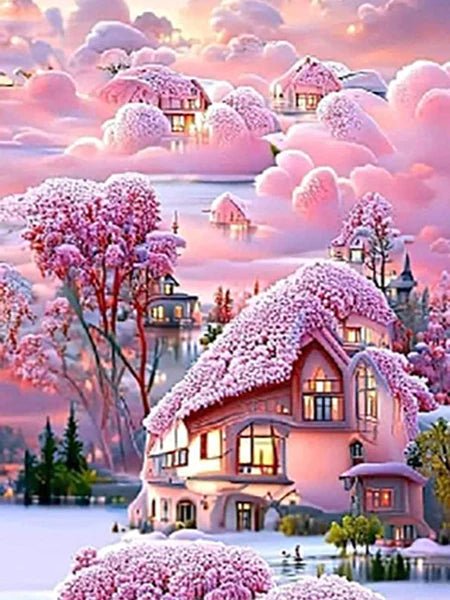 Magic World Pink - Diamond Painting