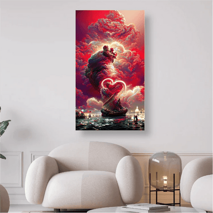 Magic World Rot - Diamond Painting