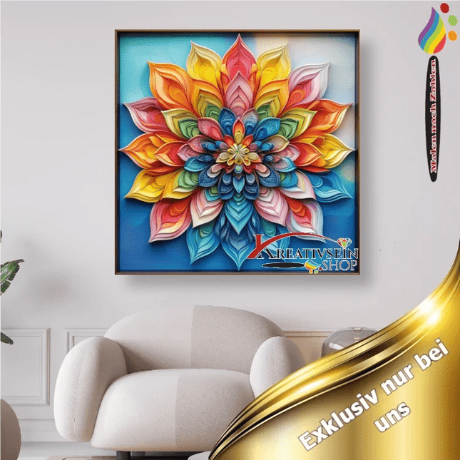 Mandala 1 - Malen nach Zahlen