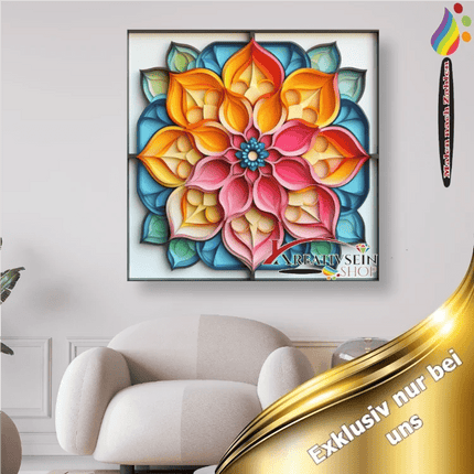 Mandala 2 - Malen nach Zahlen