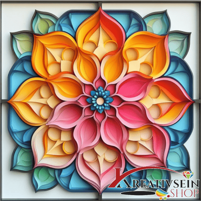 Mandala 2 - Malen nach Zahlen