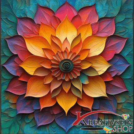 Mandala 3 - Malen nach Zahlen