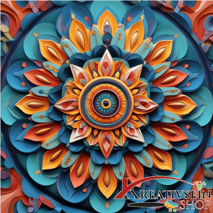 Mandala 4 - Malen nach Zahlen