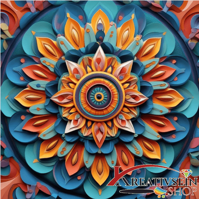 Mandala 4 - Malen nach Zahlen