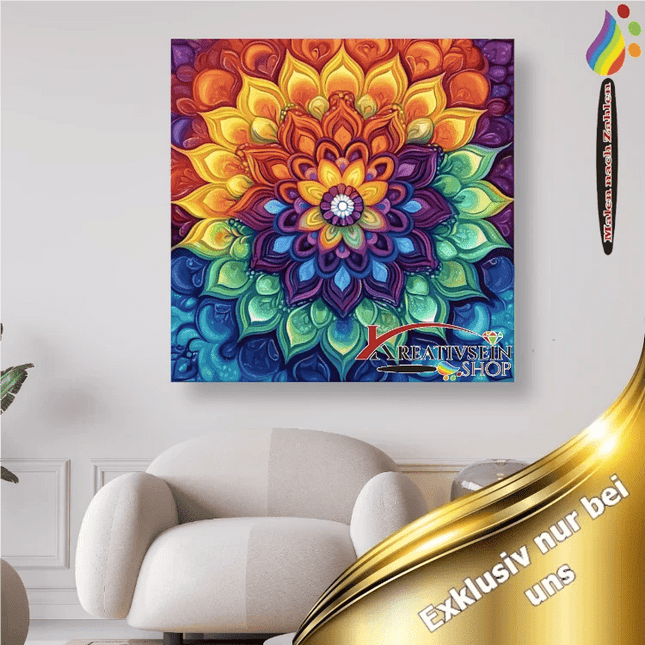 Mandala 5 - Malen nach Zahlen