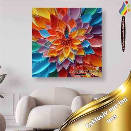 Mandala 6 - Malen nach Zahlen
