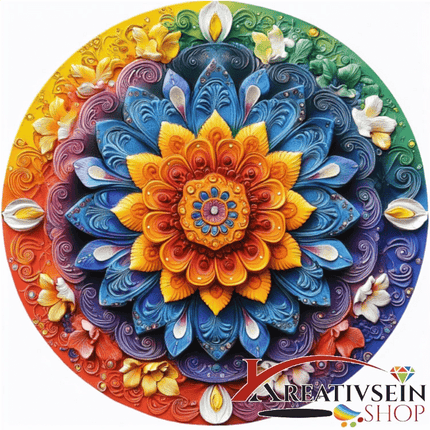 Mandala 8 - Malen nach Zahlen