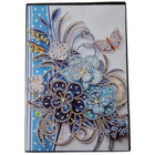 Notizbuch A5 Blumen und Schmetterling - Diamond Painting