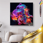 Orchideen Multicolor - Malen nach Zahlen