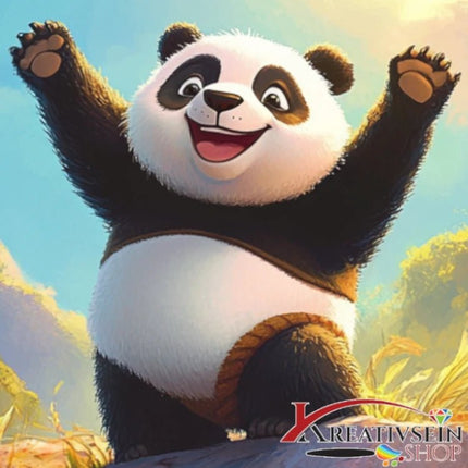 Panda hier bin ich - Malen nach Zahlen