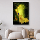 Pfau mit goldenen Federn - 5D DIY Diamond Painting
