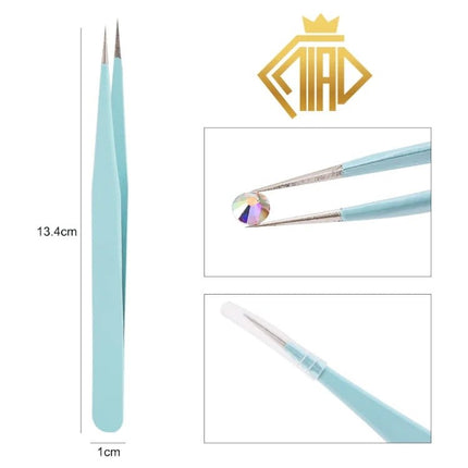 Pinzette Metall gerade oder gebogen - Diamond Painting