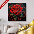 Rote Rosenblüte LA - 5D DIY Diamond Painting