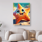 Sakuri der lachende Seestern - 5D DIY Diamond Painting