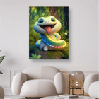 Salti der Schlangendino - 5D DIY Diamond Painting
