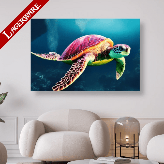 Schildkröte 50x75cm 50 Farben - VOLL AB 5D DIY Diamond Painting