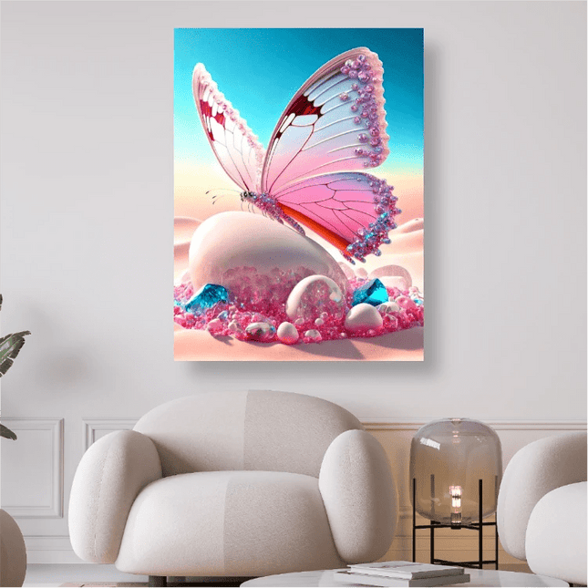 Schmetterling der Edelsteine - 5D DIY Diamond Painting