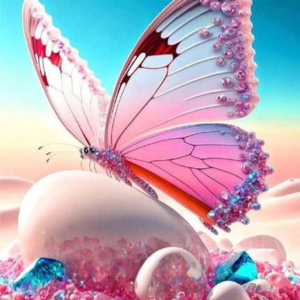 Schmetterling der Edelsteine - 5D DIY Diamond Painting