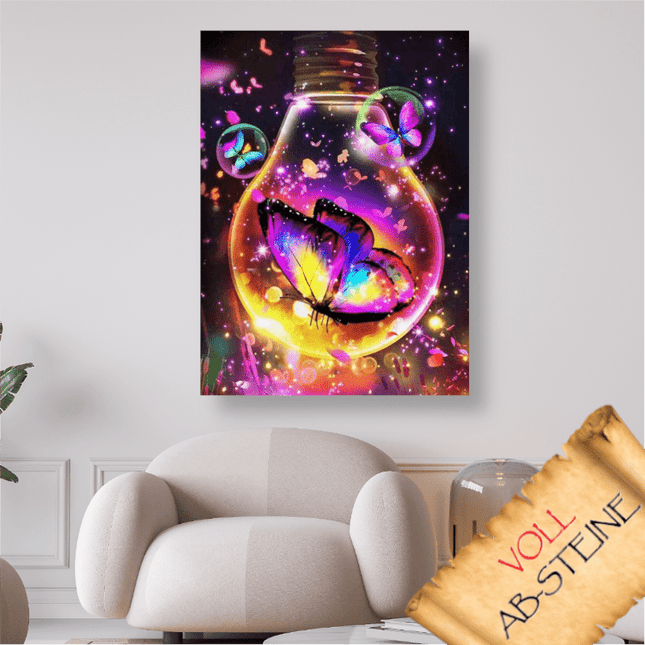 Schmetterling des Lichtes - Voll AB 5D DIY Diamond Painting