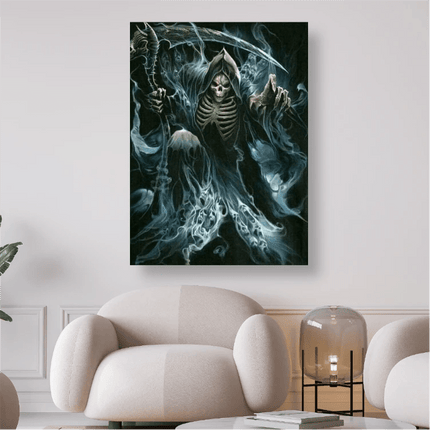 Sensenmann im Nebel - 5D DIY Diamond Painting