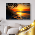 Sonnenuntergang am Meer - 5D DIY Diamond Painting