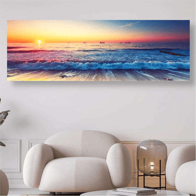 Sonnenuntergang am Meer - 5D DIY Diamond Painting