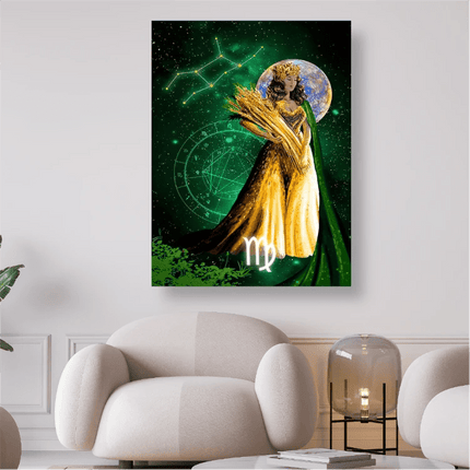 Sternzeichen Jungfrau - 5D DIY Diamond Painting