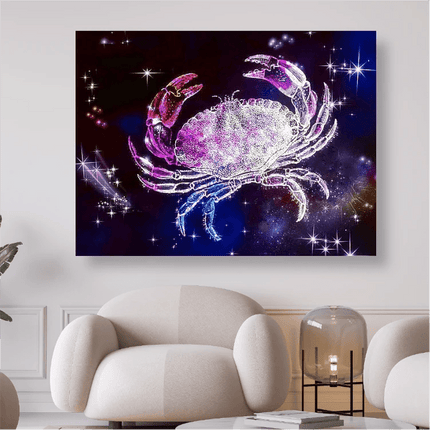 Sternzeichen Krebs - 5D DIY Diamond Painting