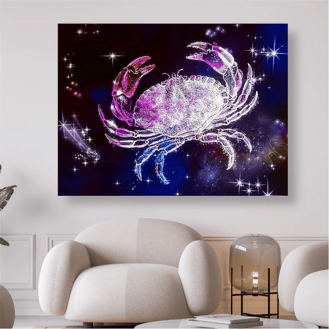 Sternzeichen Krebs - 5D DIY Diamond Painting