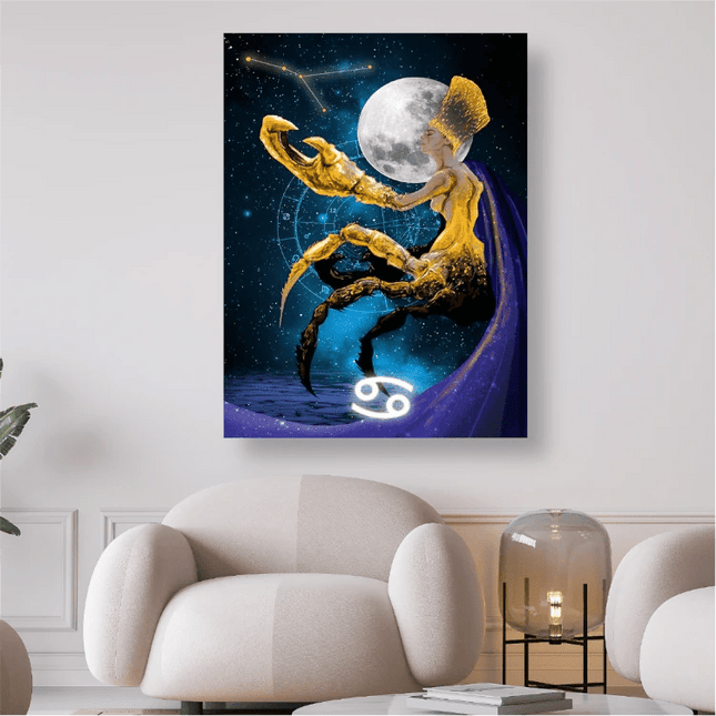 Sternzeichen Krebs - 5D DIY Diamond Painting