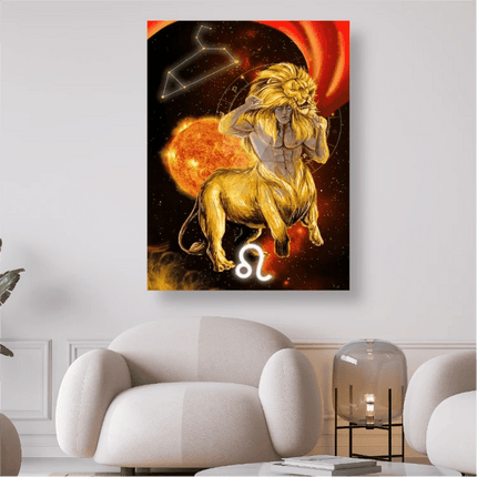 Sternzeichen Löwe - 5D DIY Diamond Painting