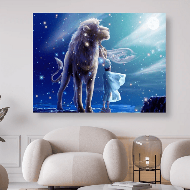 Sternzeichen Löwe - 5D DIY Diamond Painting