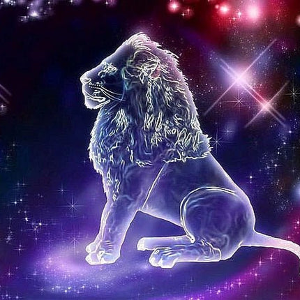 Sternzeichen Löwe - 5D DIY Diamond Painting