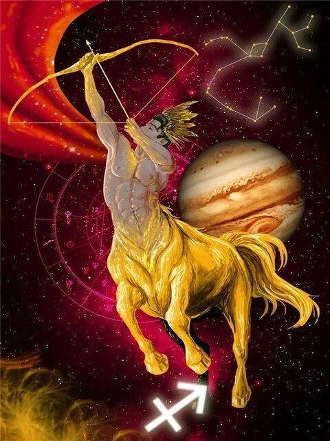 Sternzeichen Schütze - 5D DIY Diamond Painting