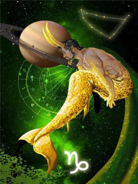 Sternzeichen Steinbock - 5D DIY Diamond Painting