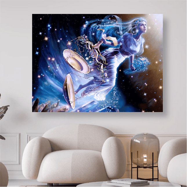 Sternzeichen Waage - 5D DIY Diamond Painting
