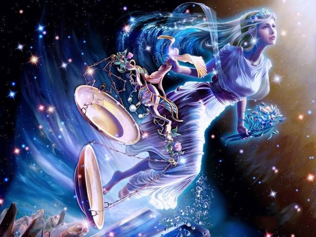 Sternzeichen Waage - 5D DIY Diamond Painting